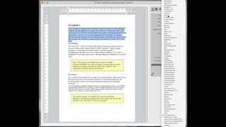 4D Write Pro: Style sheets