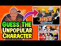 Guess The Famous Anime By Unpopular Character | Guess Anime Character Quiz