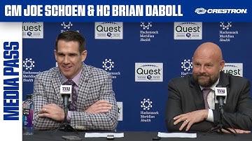 Joe Schoen & Brian Daboll on Drafting Jaxson Dart | New York Giants