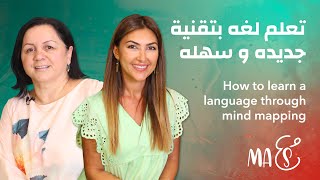 Learn a language using mind mapping تعلم لغه بتقنيه جديده