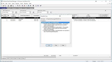 ProSeries Fixed Asset Manager
