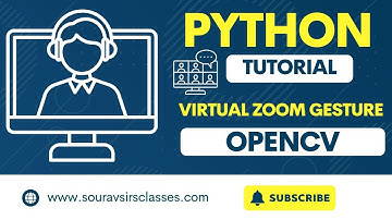 Virtueel zoomgebaar in OpenCV Python | AI-besturing #OpenCV #Python #AI ​​#ComputerVision #TechTu...