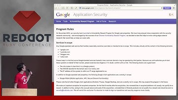 RedDotRuby 2015 - Security Is Hard, But We Can