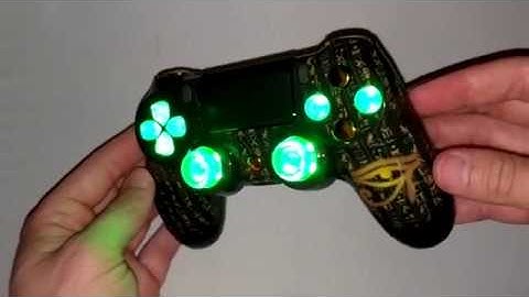 Egypt Gold Ps4 Controller (Programmable LEDs)