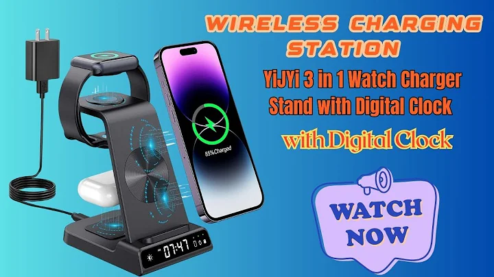 Declutter Your Nightstand! YiJYi 3-in-1 Wireless Charging Station Review (2024)