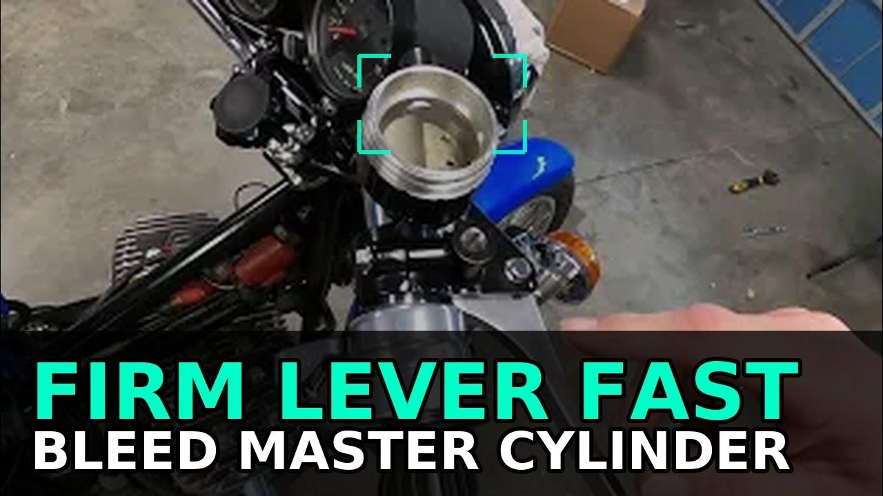 Resolving Brake Issues Bleeding a Motorcycle's New Master Cylinder