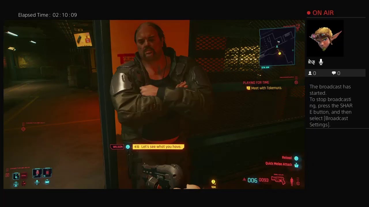 MrNightHawk2000's Live PS4 Broadcast CyberPunk Review Play