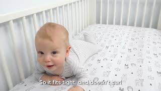 Soothe Fitted Mini Crib Sheets Pack N Play Baby Girls Boys Fai