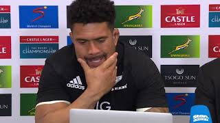 All Blacks press conference after their loss to the Springboks 2 October 2021