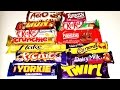New! A lot of Candy Bars Countdown / Yummy