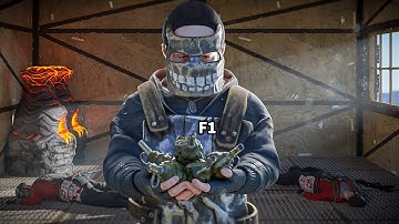 이걸 해낸다고??ㅋㅋ "F1" 하나로 솔로 고인물 유저가 한방에 인생 역전하는 방법 RUST SOLO