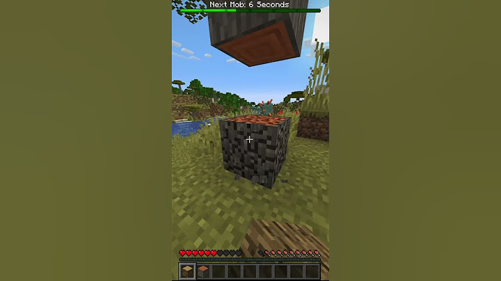 Minecraft but random mobs spawn every 10 seconds!