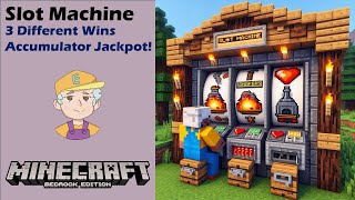 Realistic Slot Machine for Minecraft Bedrock 1.20+