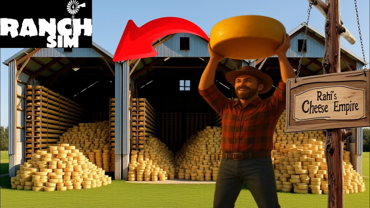 Biggest Cheese Empire 🧀 in ranch simulator | Ranch Simulator| 