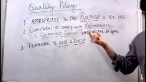 Video on Quality Policy by Advance Innovation Group