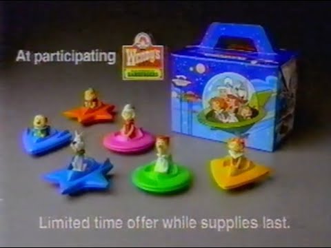 Wendy's - Jetsons Kids Meal Commercial (December 1989)