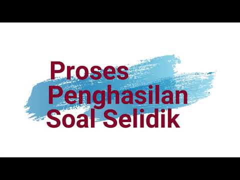 Video: Cara Mengarang Soal Selidik