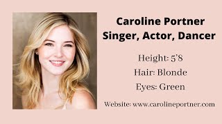 Caroline Portner - Vocal Reel 2022