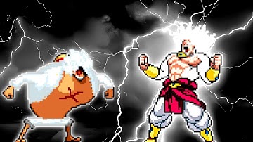 Luffy Yonkou L5 OP (all form) (New) VS Limit Break Broly SSJ4 V2 OP in Jump Force Mugen