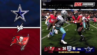 🏈 Cowboys vs Buccaneers / NFL TNF Full Game Replay Highlights / Madden 27 Sim + Live Scoreboard! screenshot 5