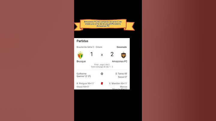 Brusque 1x2Amazonas FC #brusque #amazonas #brasileirão #campeão #time
