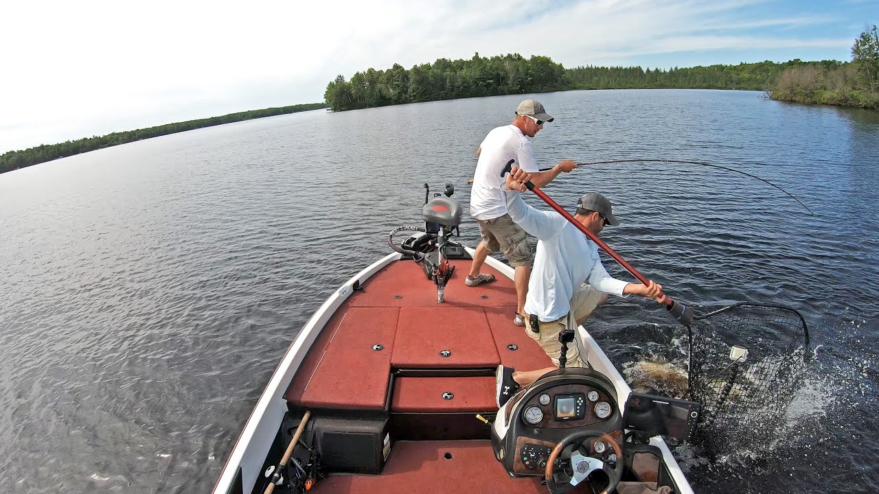 4 Fish Day Musky Fishing Northern Wisconsin (Exploring New Water) YouTube