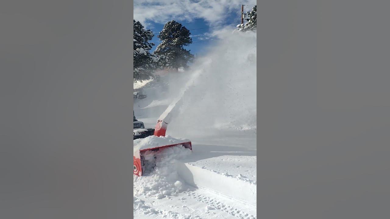 Giant Ariens 1336 Pro snowblower pushed hard with Predator 459cc swap