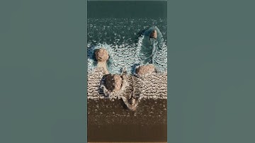 Oceans Collide | Animation #blender #satisfying #art