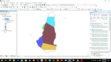 Part 4 || ARC Gis || Thiessen Polygon Method