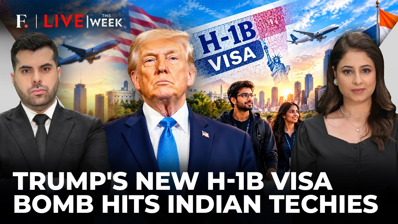 Trump Targets IT Giants, Tightens H-1B Visa Screws: Indian Techies In Trouble? | Firstpost Live thumbnail