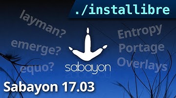 Too many package managers! | Sabayon 17.03 Installation and First Look