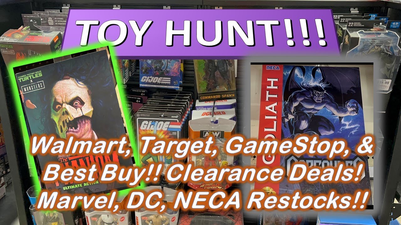 Toy Hunt!! Walmart, Target, GameStop & Best Buy!! Awesome NECA finds