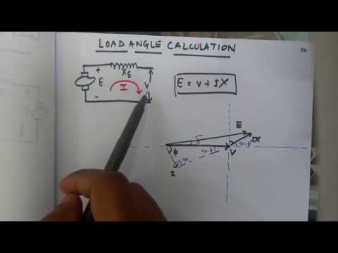 GENERATOR LOAD ANGLE CALCULATION: simplest way to