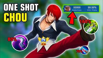 I TRY ONE SHOT CHOU!! THIS NEWLY BUFF ITEM IS PERFECT FOR CHOU (+15% DAMAGE) - MLBB
