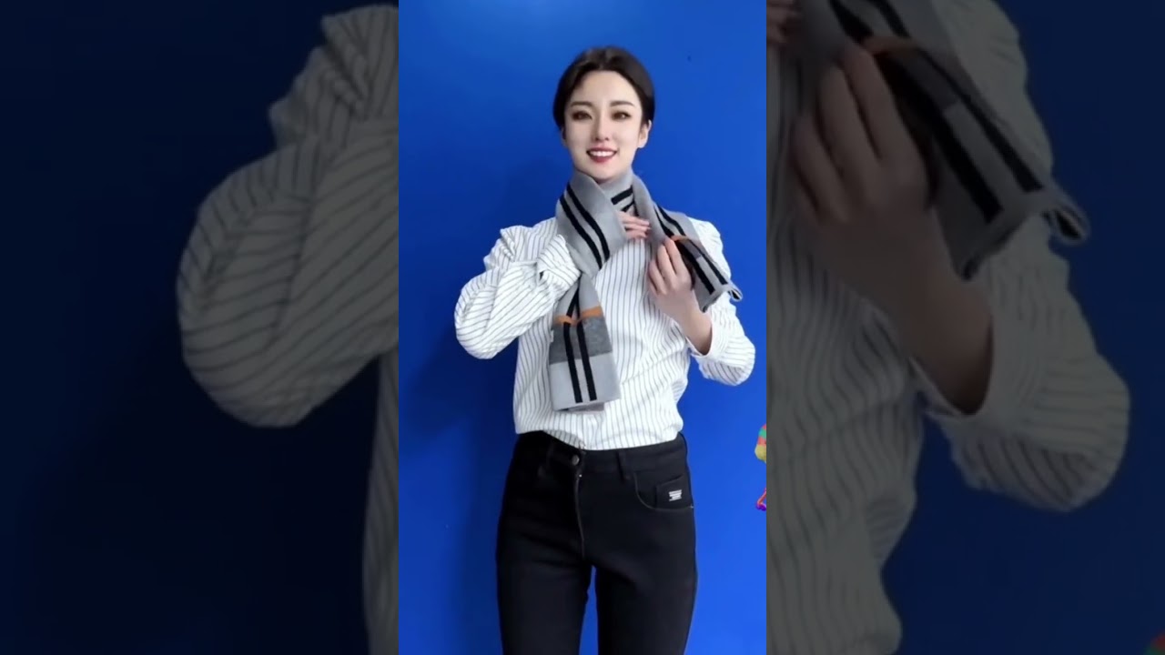 Как Красиво Завязать Шарф 🎅 Стильный и Простой Способ Носить Шарф