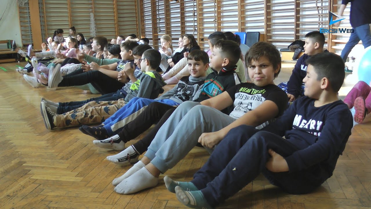 Egészségnap az Eötvös iskolában sok-sok feladattal és mozgással