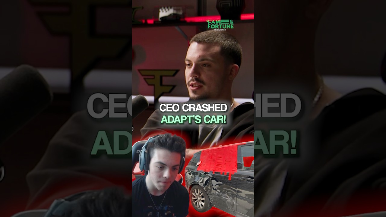 Генеральный директор FaZe разбил машину Adapt 🔥