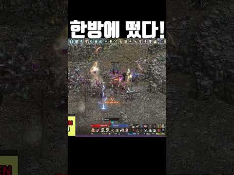 "한방에 떴다" 득템 후 바로 러쉬! #리니지