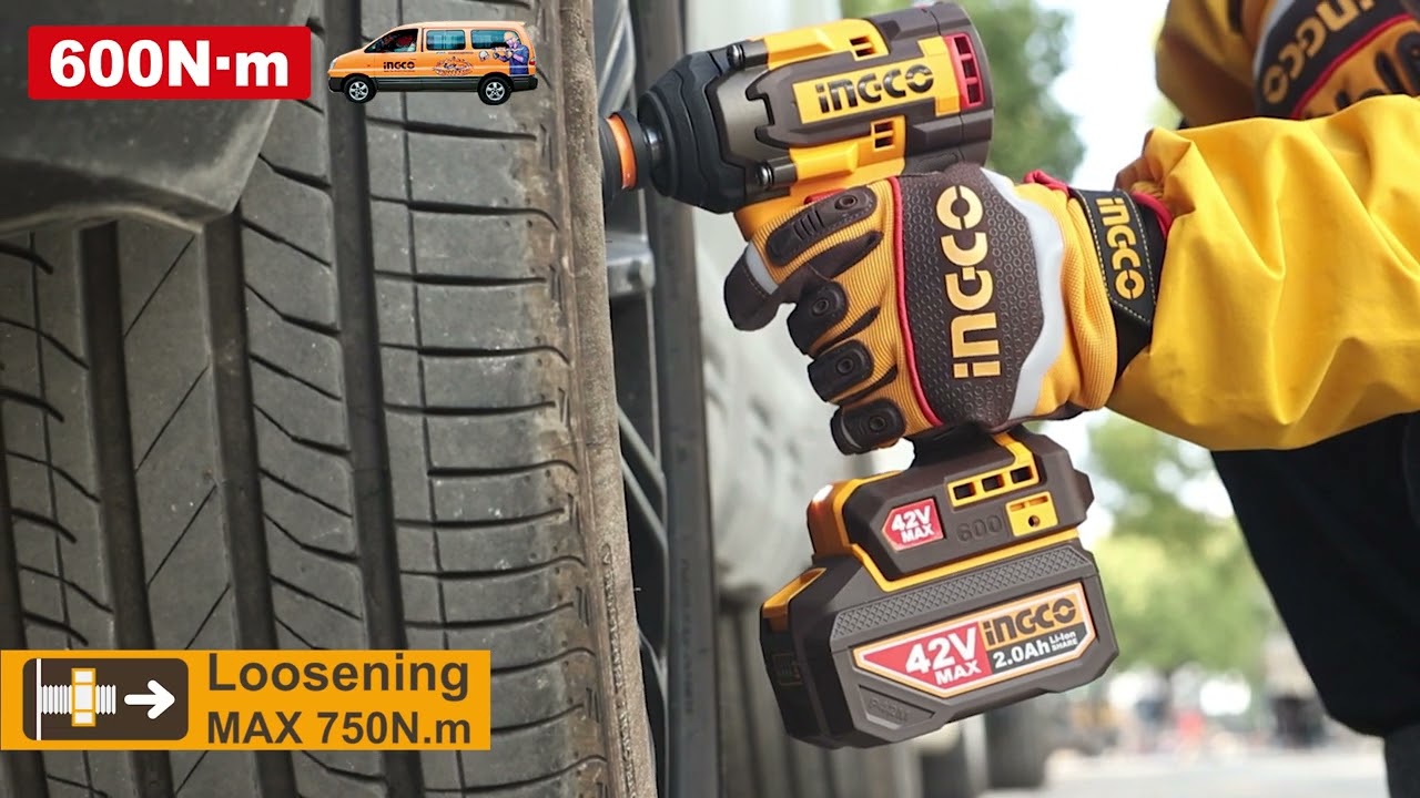 Ingco 42V Cordless impact wrench CIWLI42602