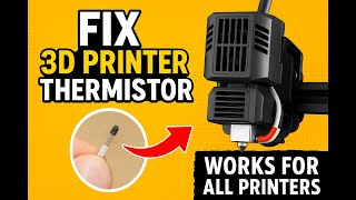 🔥 Fix Your 3D Printer in Minutes: Thermistor Diagnosis & Repair (Works on Any Printer!)