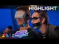 Tape face brings simon cowell on stage and hilarious chaos ensues  agt fantasy league 2024