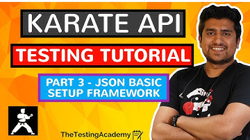 KARATE API Testing Tutorial || What is JSON, API Testing, Karate Folder Structure.