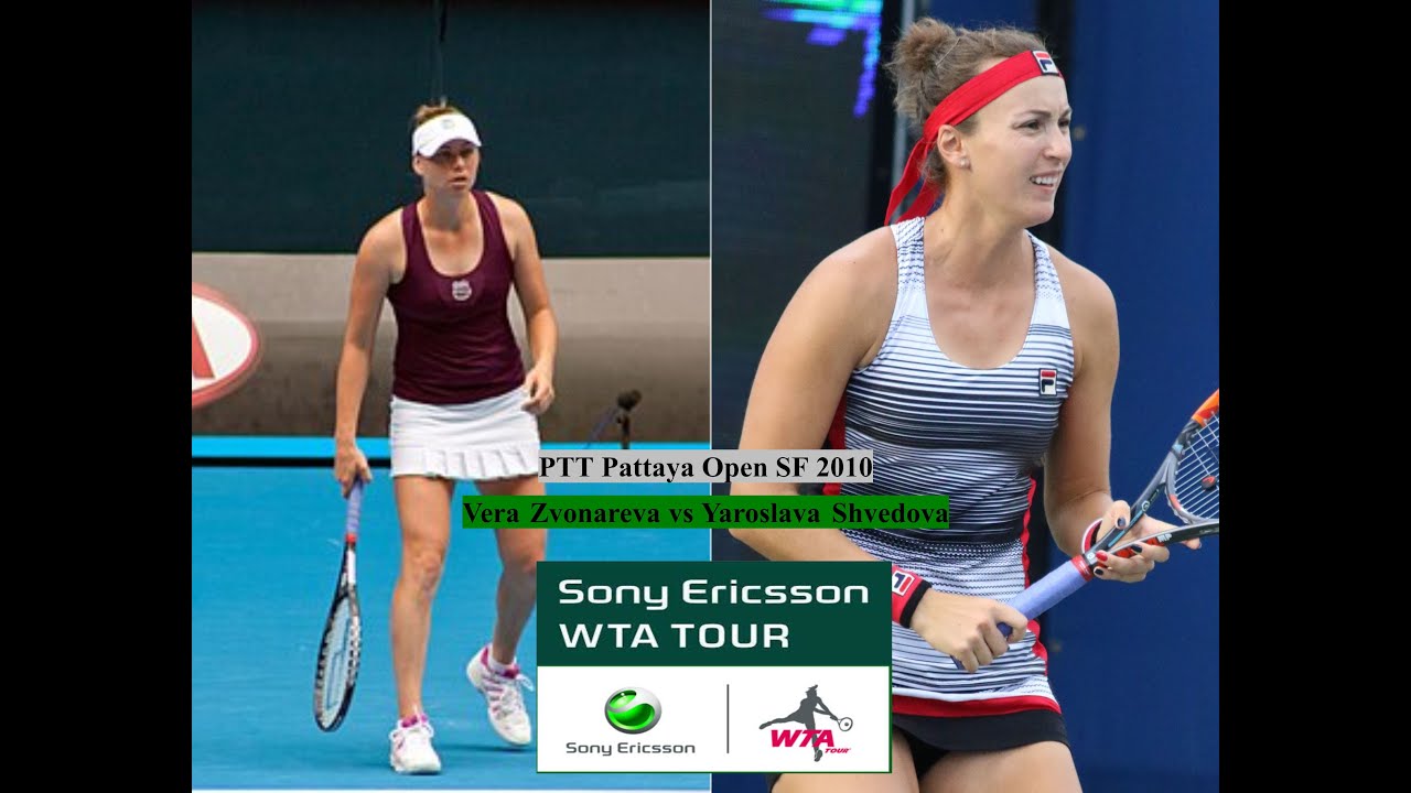 2010 Pattaya City SF - Vera Zvonareva vs Yaroslava Shvedova Highlights
