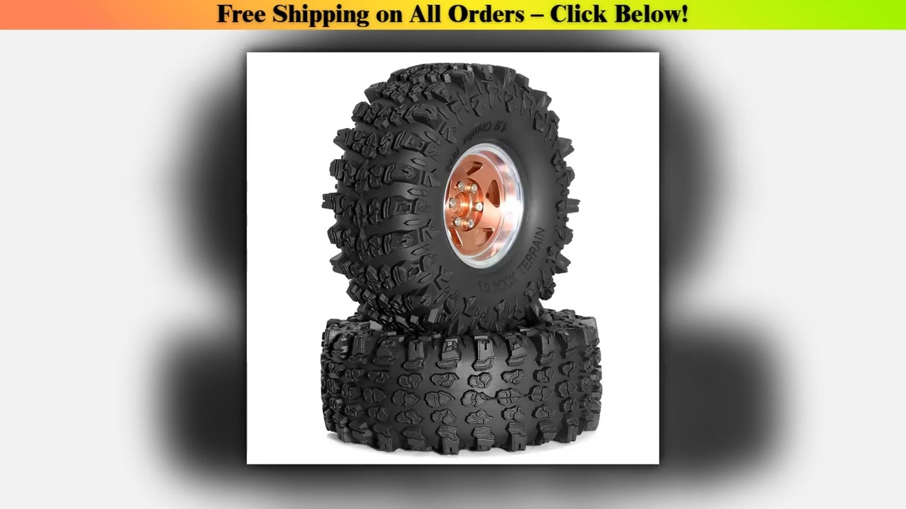 2.2inch Rc Climbing Car Tire Set, High-Viscosity Soft Shell Mud Tires, 12mm