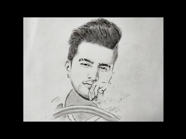 Jass manak easy pencil drawing step by step/jass manak pencil sketch by  silent drawing - YouTube