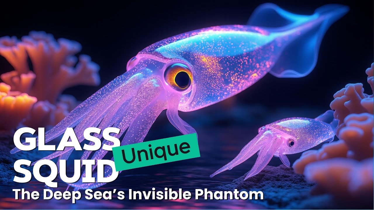 Viral !!! Glass Squid : The Deep Sea’s Invisible Phantom | Wild Animal Wonders