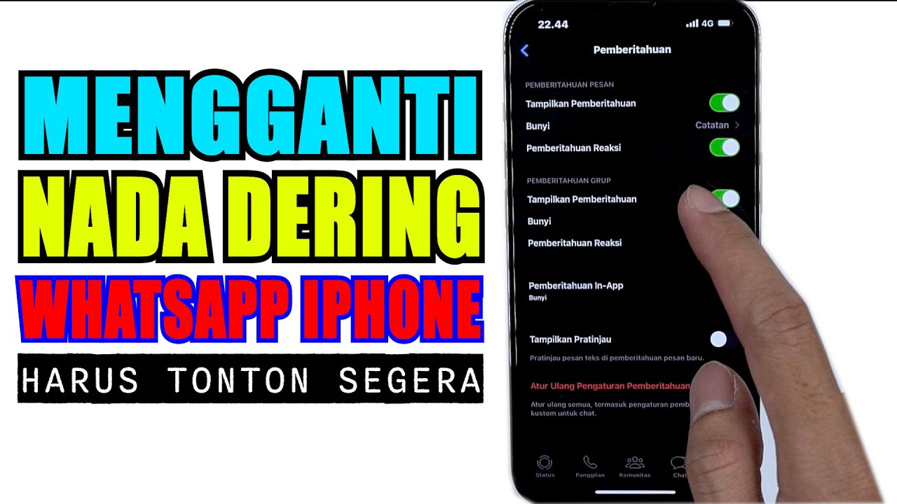 Cara mengganti nada dering whatsapp iphone paling benar 100% berhasil Cara mengganti nada dering whatsapp iphone paling benar 100% berhasil