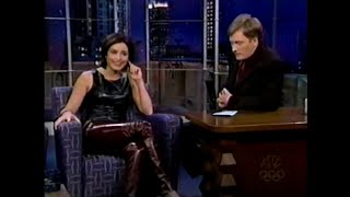 Mariska Hargitay on Late Night with Conan O'Brien - 10/15/99