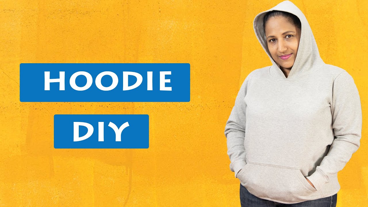 Class 74 DIY Hoodie from Scratch to Finish/ easy sewing project