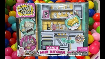 Unboxing a Miniverse Make It Mini Kitchen! [Is it worth the $?] #miniverse #minifood